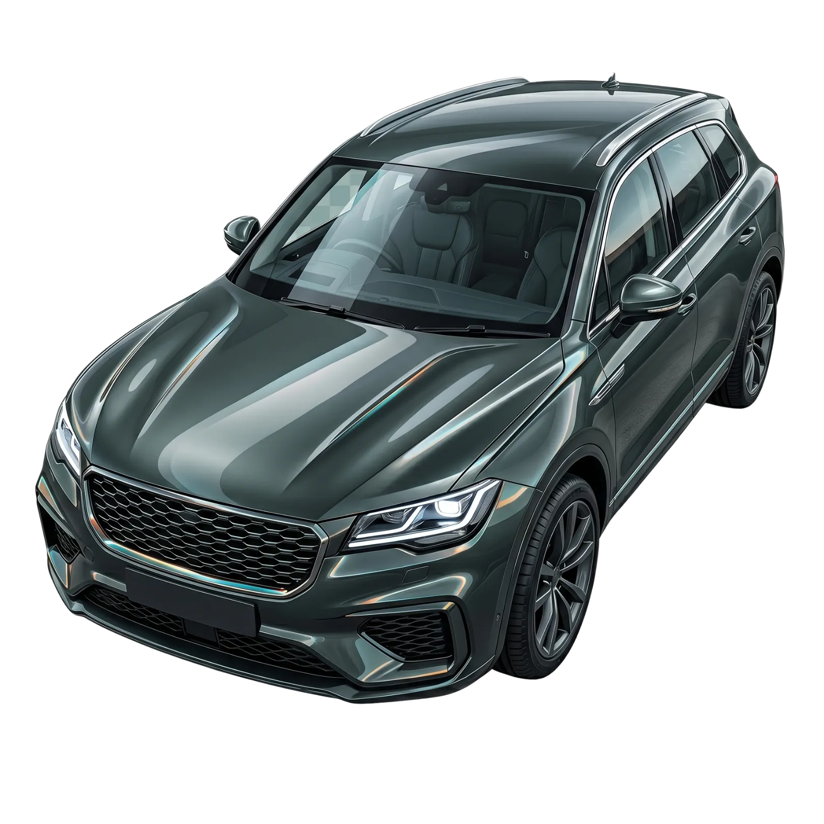 Stylised orange sports car hero graphic for Fix-a-Chip Repairs